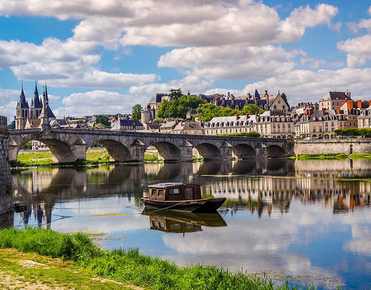 Vue panoramique de la ville de Blois